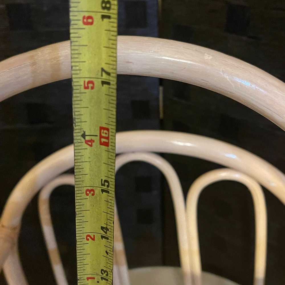 RATTAN BAMBOO CANE BOHO COASTAL NATURAL WOOD MAGAZINE RACK HOLDER VINTAGE MCM - Picture 10 of 15